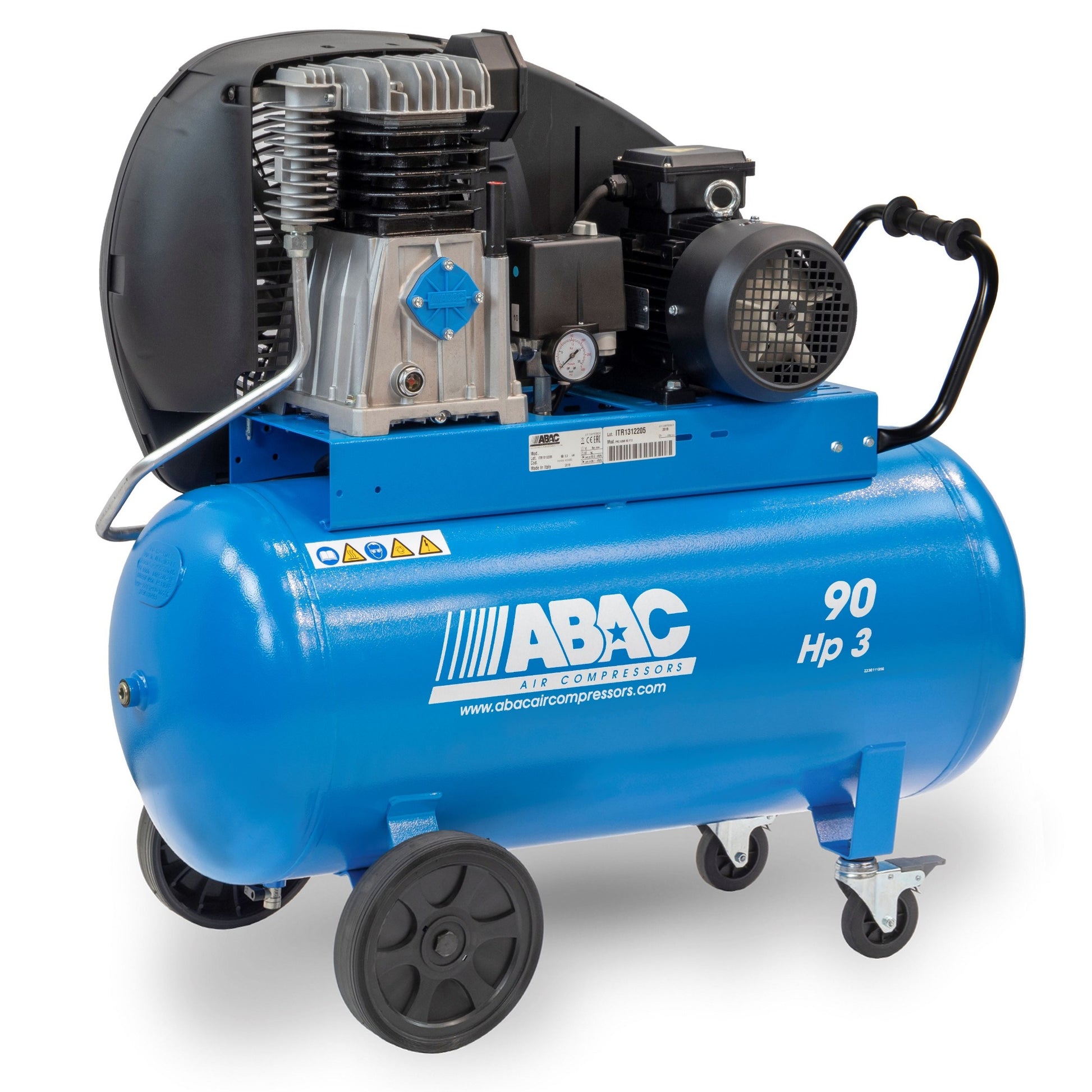 ABAC PRO A39B 90 CM3 UK Belt Driven Air Compressor – Power and Pressure